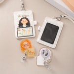 Personalised Cartoon Photo Pencil Notebook Teacher ID Card Badge Buddy with Name and Badge Reel Teacher's Day Back to School Gift for Teacher