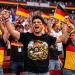 Personalisiertes Deutschland WM 2026 T-Shirt mit Namen & Nummer | Splash-Ink-Design | 100% Baumwolle | Fankleidung | Spieltag Geschenk für Fußballfans