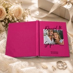 Personalised Multicolour Photo Wedding Planner Notebook with 100 Sheets Daily Use Anniversary Wedding Gift for Best Friend Bride