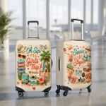 Personalized It's A Girls Trip Luggage Cover with Name Fits 18-32 Inches Suitcase Travel Use Vacation Birthday Gift for Besties Travel Lovers