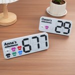 Personalised 3D-Printed Parkrun Milestone Tracker Ornament with Name Run Counter Birthday Gift for Parkrun Runners