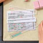 Personalised Clear White Acrylic Mahjong Pusher Line Finder Mahjong Night Birthday Gift for Mahjong Player