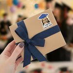 Personalized Face Photo Graduation Cap Stickers Set of 20 Labels Graduation Party Gift for Graduates