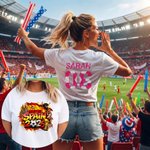 Camiseta personalizada de algodón 100% con el nombre y el número de la selección nacional de fútbol con salpicaduras de tinta de colores Regalo de día de partido de la Copa Mundial para los aficionado