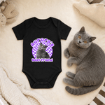 Personalized Best Friend Checkerboard Pattern Pet Photo 100% Cotton Baby Bodysuit with Name Baby Shower Birthday Gift for Daughter Son