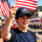 Personalised United States of America 250th Anniversary Baseball Cap with Name Daily Wear American Independence Day Gift for Family Patriot