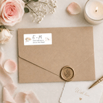 Personalized Save the Date Waterproof Return Address Stickers Labels with Name and Address Party Decor Wedding DIY Gift for Couple Newlywed