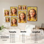 Impresiones en lienzo personalizado con estilo de pintura al óleo moderna y nombre decoración de hogar regalo de aniversario para familiares y amigos