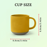 Personalised Star Style Birth Flower 12 oz Ceramic Coffee Mug with Handle and Name Daily Use Birthday Gift for Woman Best Friend Mum