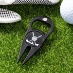 Personalized Engraved Magnetic Golf Divot Tool Golf Ball Marker Bottle Openers with Name and Initial Golf Field Birthday Gift for Golf Lovers