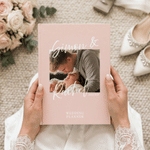 Personalised Multicolour Photo Wedding Planner Notebook with 100 Sheets Daily Use Anniversary Wedding Gift for Best Friend Bride