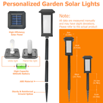 Gepersonaliseerde tuinlamp op zonne-energie met foto van een pootafdruk in aquarelstijl en naam – tuindecoratie, herdenkings- en troostcadeau voor dierenliefhebbers