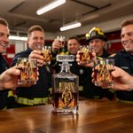 Personalized Firefighter Whiskey Decanter Set with Name and Glasses Retirement Appreciation Gift for Firefighters