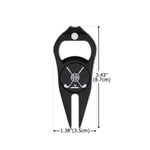 Personalized Engraved Magnetic Golf Divot Tool Golf Ball Marker Bottle Openers with Name and Initial Golf Field Birthday Gift for Golf Lovers