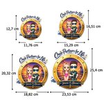 Personalisierter Cartoon-Paar Kühlschrankmagnet mit Kreuzfahrt-Design | Haus Deko | Sommerurlaub Geburtstag Geschenk für Paare Frischvermählte