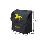 Personalisierte Boxentasche mit Pferdesilhouette & Namen | wasserdicht | großes Fassungsvermögen | Stall | Pferdedecke | Reitsport Geschenk für Reiter