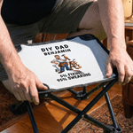 Personalised Face Photo BBQ Sports Gamer Dad Folding Stool Outdoor Activities Camping Birthday Gift for Dad