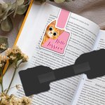 Personalized Hello Cute Animal Magnetic Bookmark Clip with Name Reading Corner Back to School Birthday Gift for Bookworms Librarian Students