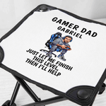 Personalised Face Photo BBQ Sports Gamer Dad Folding Stool Outdoor Activities Camping Birthday Gift for Dad