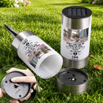 Personalized Pet Photo Paw Print Solar Garden Light with Name and Text Garden Decor Memorial Sympathy Gift for Family Pet Owners