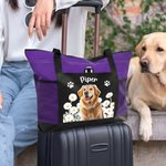 Personalisierte Fototasche mit Geburtsblume und Netztaschen – Geburtstagsgeschenk für Tiereltern