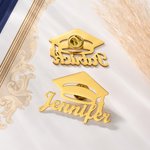 Personalised Graduation Cap Brooch Pin with Name Graduation Keepsake Graduation Season Gift for Graduates