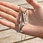 Personalized Realistic Shark Necklace with Name Daily Wear Birthday Anniversary Gift for Shark Lover Diving Lover Surf Lover