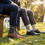 Personalised 100% Cotton Monogram Wedding Socks with Name Year Wedding Party Gift for Groomsmen Best Man