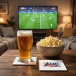 Personlig keramisk kopp med flerfarget fotballmønster, 11 oz og 15 oz, med navn og underlag – til daglig bruk, bursdagsgave til fotballentusiast og spiller