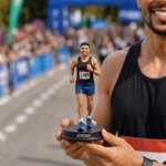Personalised 3D Runner Figurine from Photo with Name Marathon Runner Desk Decoration Birthday Gift for Running Lovers Marathon Runners