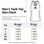 Personalized Multicolour Initial Text Design Breathable Mesh Sports Tank Top Daily Exercise Game Day Birthday Gift for Man Gym Rat
