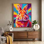 Personalised Pop Art Style Pet Photo Canvas Prints Home Decor Ship from USA Birthday Gift for Pet Lover