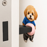 Personalized Cute Funny Pet Photo Squishy Belly Anti-Collision Sticker with Name Birthday Daily Party Gift for Pet Owners Kids