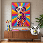 Personalised Pop Art Style Pet Photo Canvas Prints Home Decor Ship from USA Birthday Gift for Pet Lover