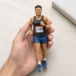 Personalised 3D Runner Figurine from Photo with Name Marathon Runner Desk Decoration Birthday Gift for Running Lovers Marathon Runners