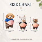 Personalized Cute Funny Pet Photo Squishy Belly Anti-Collision Sticker with Name Birthday Daily Party Gift for Pet Owners Kids