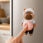 Personalized Cute Funny Pet Photo Squishy Belly Anti-Collision Sticker with Name Birthday Daily Party Gift for Pet Owners Kids