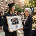 Toile personnalisée avec photo d'épique et texte - Cadeau de remise des diplômes fin de saison pour les professeurs ou les entraineurs