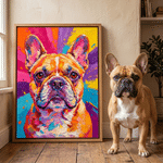 Personalised Pop Art Style Pet Photo Canvas Prints Home Decor Ship from USA Birthday Gift for Pet Lover