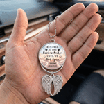 Personalised Angel Wings Heart Photo Paw Print Car Hanging Accessory with Name and Date Loss of Pet Memorial Gift for Dog Cat Owner