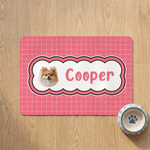 Personalised Durable Non-Slip Pet Photo Food Feeding Mat with Name Home Daily Use Pet Salon Birthday Gift for Pet Owner Lover