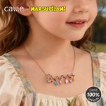 Collar personalizado en forma de Marsupilami con letras de burbujas Regalo de aniversario Cumpleaños para mujer Niña | Callie × Marsupilami