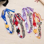 Personalised Class of 2026 Multicolour Braided Graduation Ribbon Lei with Name and Year Graduation Party Ceremony Gift for College Student Graduate