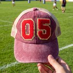 Personalised Retro Distressed Style Number American Football Applique Breathable Baseball Cap Team Spirit Game Day Gift for American Football Mum American Football Lover Player