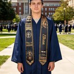Personalized Catholicism Graduation Soft Sash with Name School and Year Graduation Ceremony Gift for Graduates