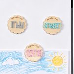Personalized Look What I Made Fridge Magnet with Name Kids Artwork Display Back to School Birthday Gift for Kids