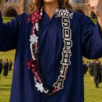 Personalised Class of 2026 Multicolour Braided Graduation Ribbon Lei with Name and Year Graduation Party Ceremony Gift for College Student Graduate