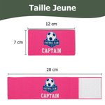 Brassard de capitaine personnalisé avec image et texte - Cadeau d'anniversaire pour les enfants