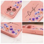Personalized Colorful Birth Flower Durable Phone Case with Name for iPhone Daily Use Anniversary Birthday Gift for Woman