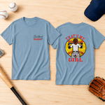 Personalized Baseball Softball Those Are My Kids T-shirt Sweatshirt Hoodie with Name and Title Daily Wear Game Day Birthday Gift for Mom Family